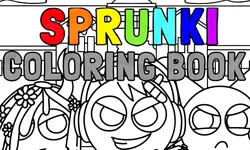 Sprunki Coloring Book game image